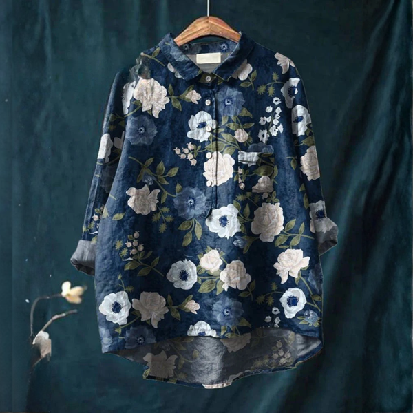 Charlotte | Elegante Blumenbluse