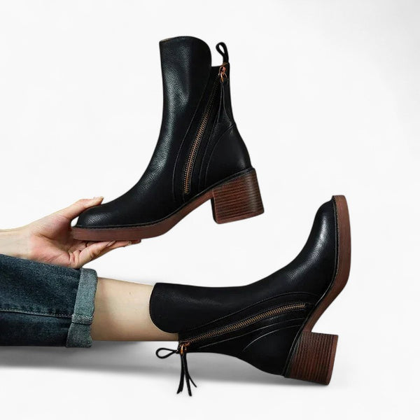 Kloe™ – Leder-Stiefeletten